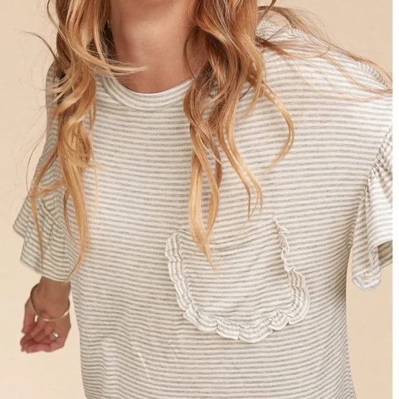 💜 New Super Cute Stripped Top - Picture 5 of 7